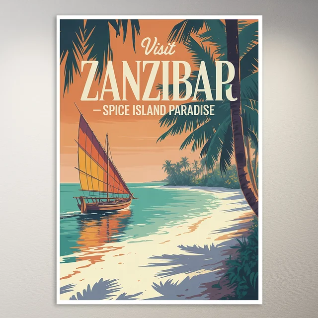 Zanzibar Travel Poster