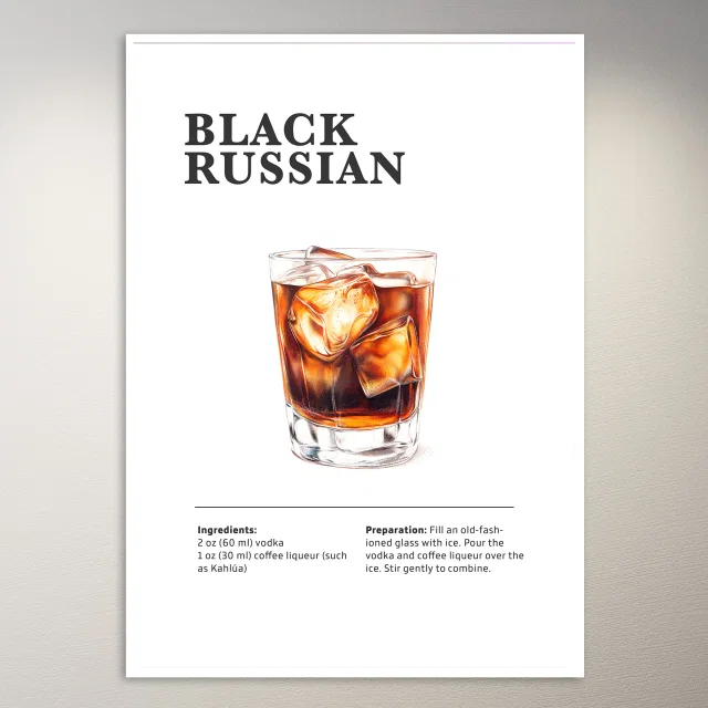 Black Russian Poster