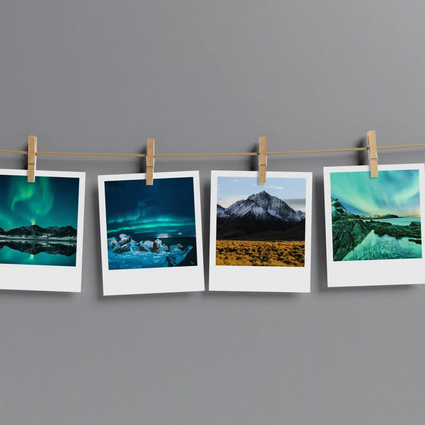 Northern Lights Prints Set of 12