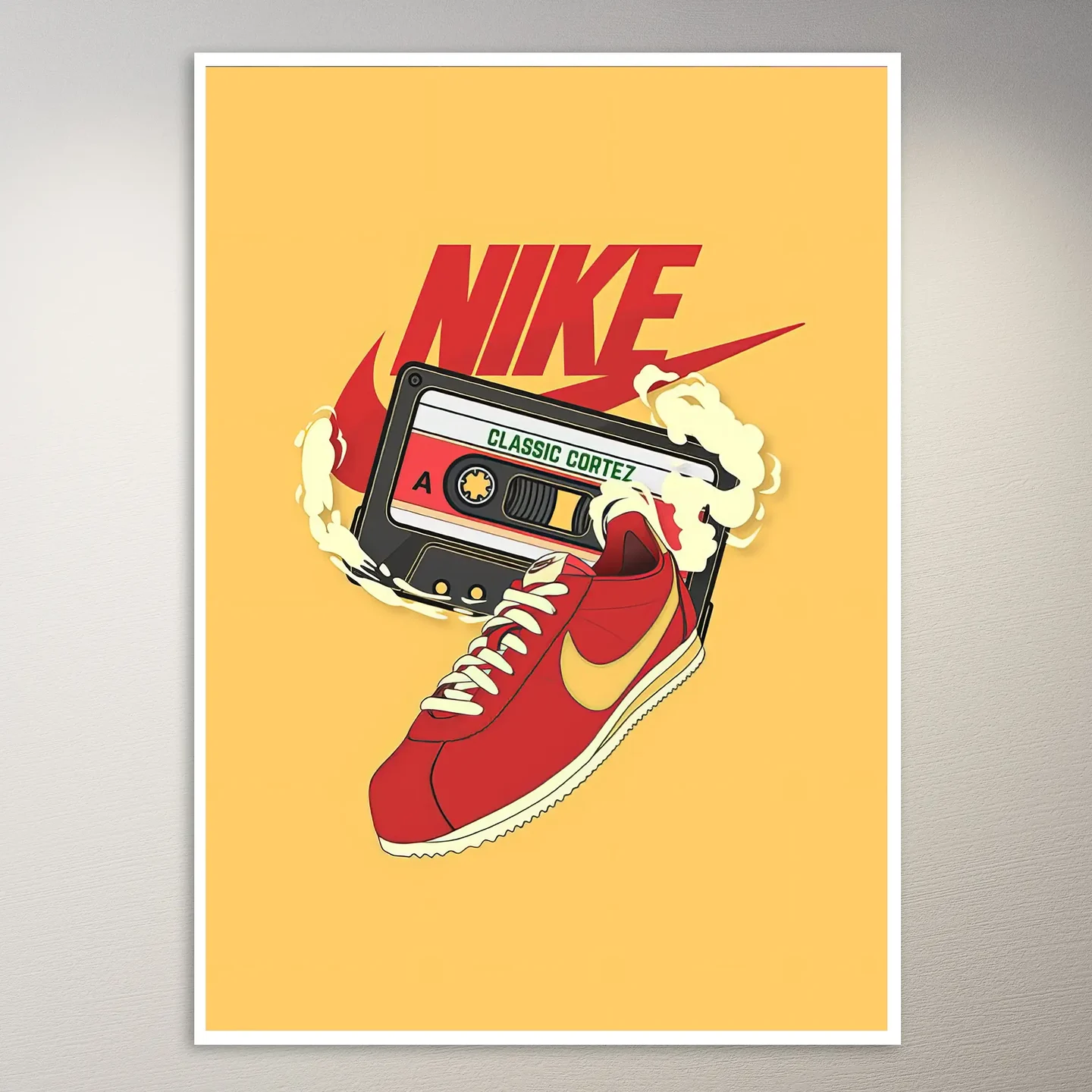 Nike Classic Cortez Sneakers Poster