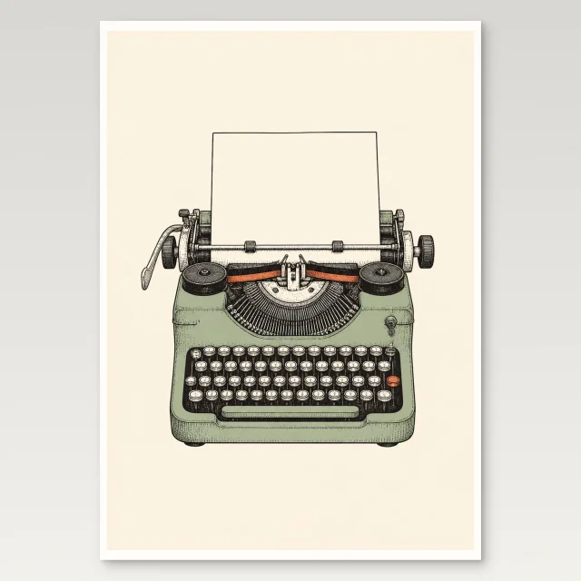 Typewriter Poster