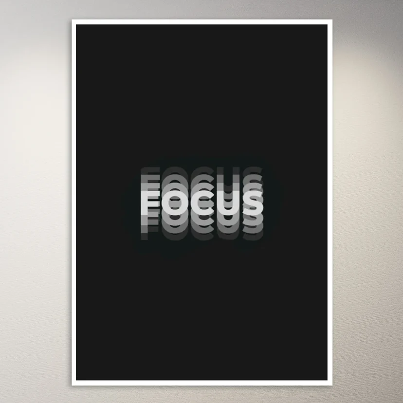 Focus | Aesthetic Poster