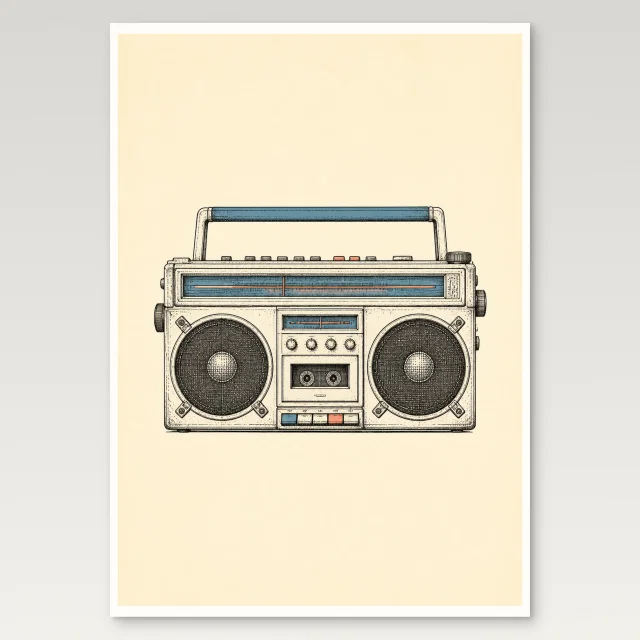 Boombox Poster