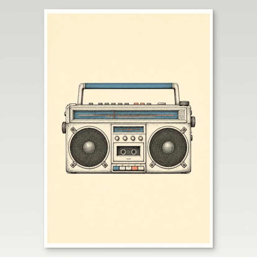 Boombox Poster