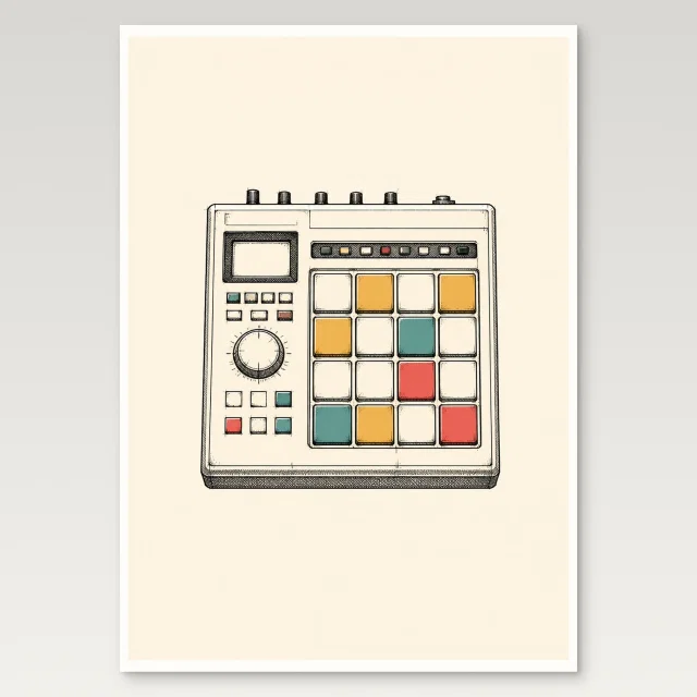 Drum Machine Poster