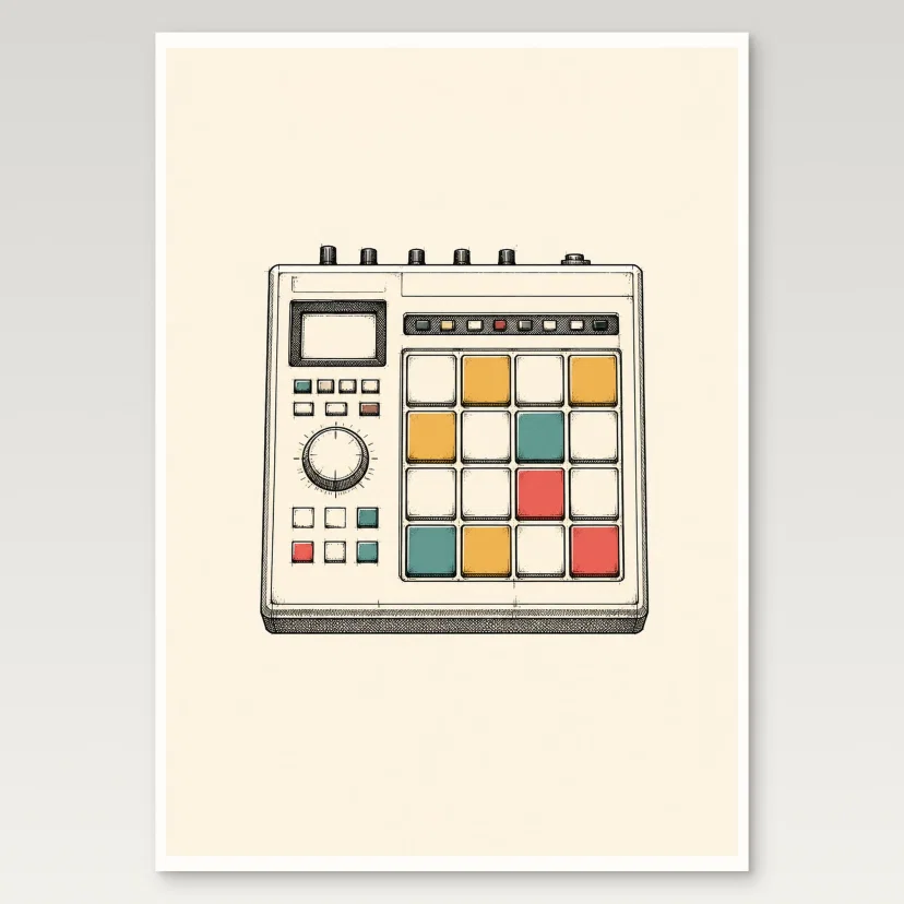 Drum Machine Poster