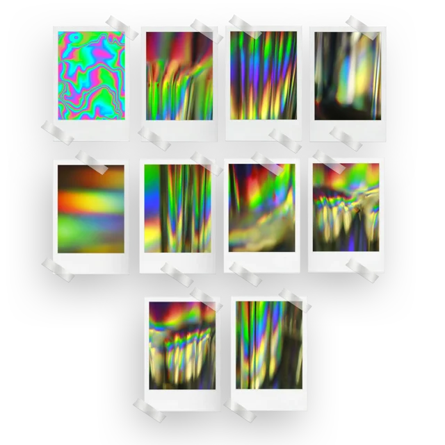 Chromatic Aesthetic Prints Set of 10