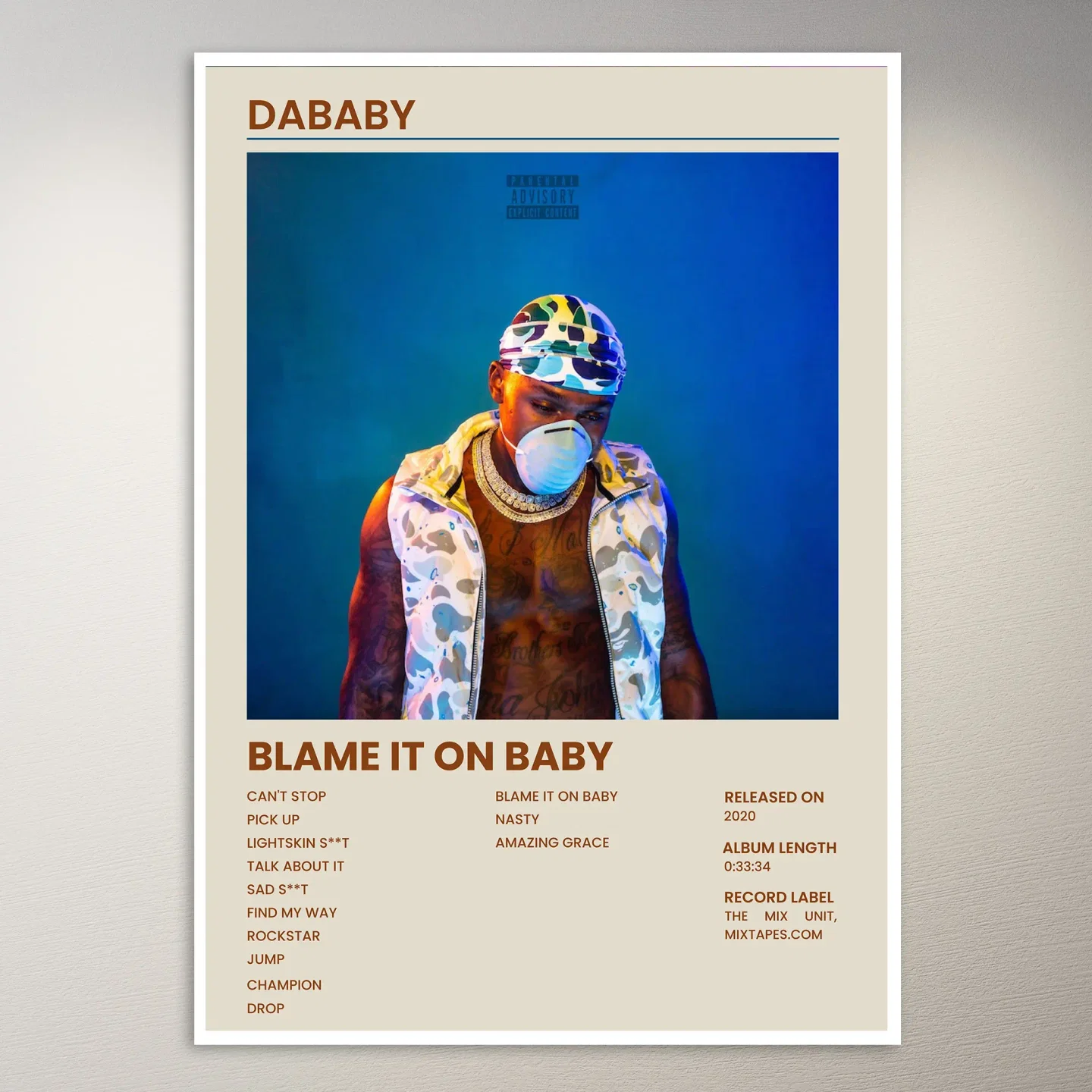 DaBaby Poster