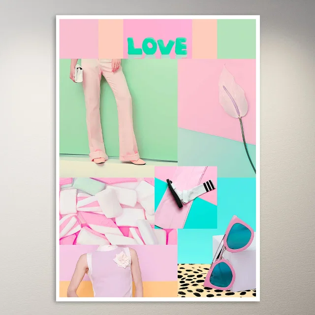 Random Aesthetics Wall Poster