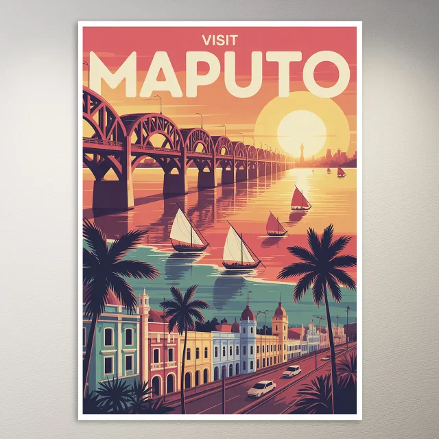 Maputo Travel Poster