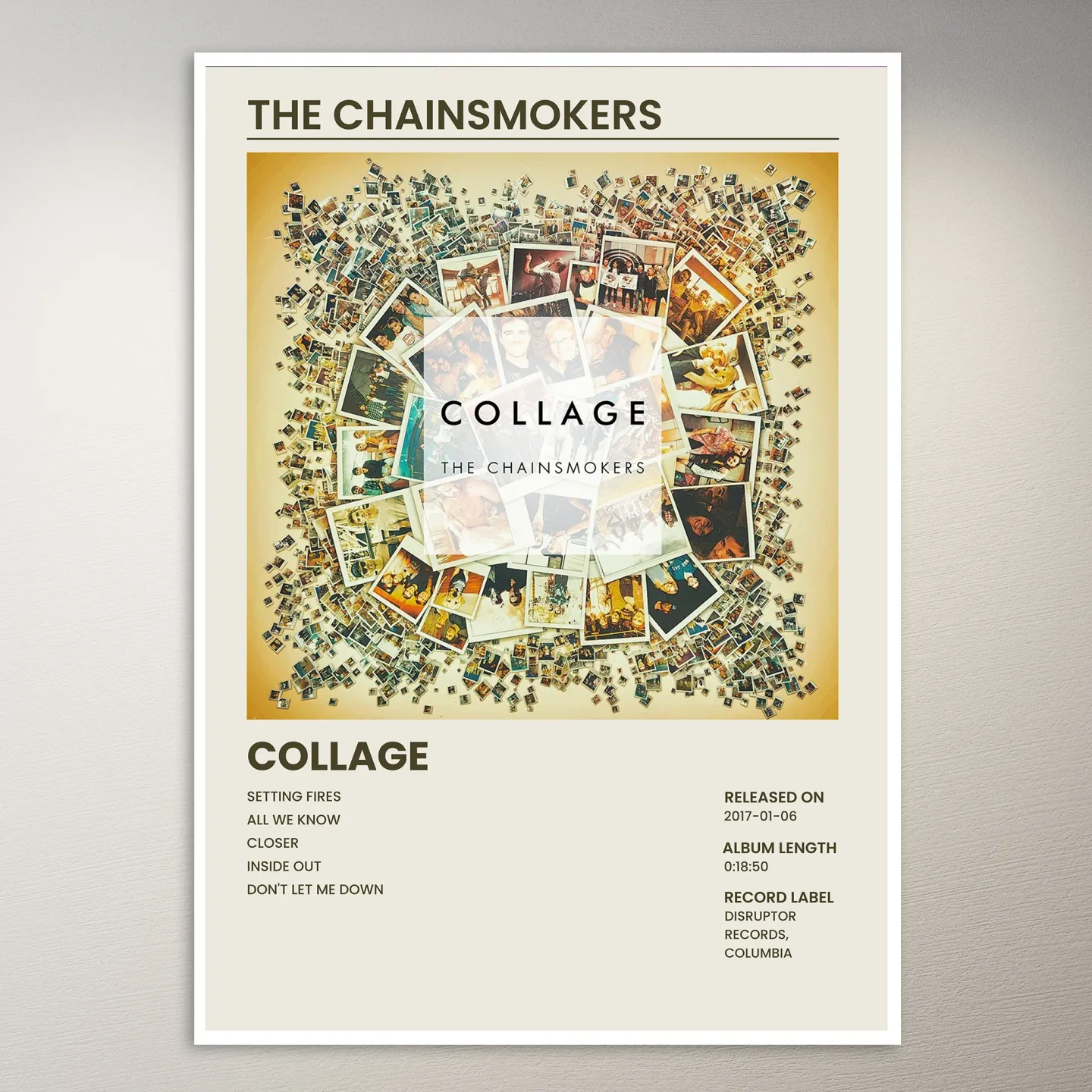 The Chainsmokers Poster
