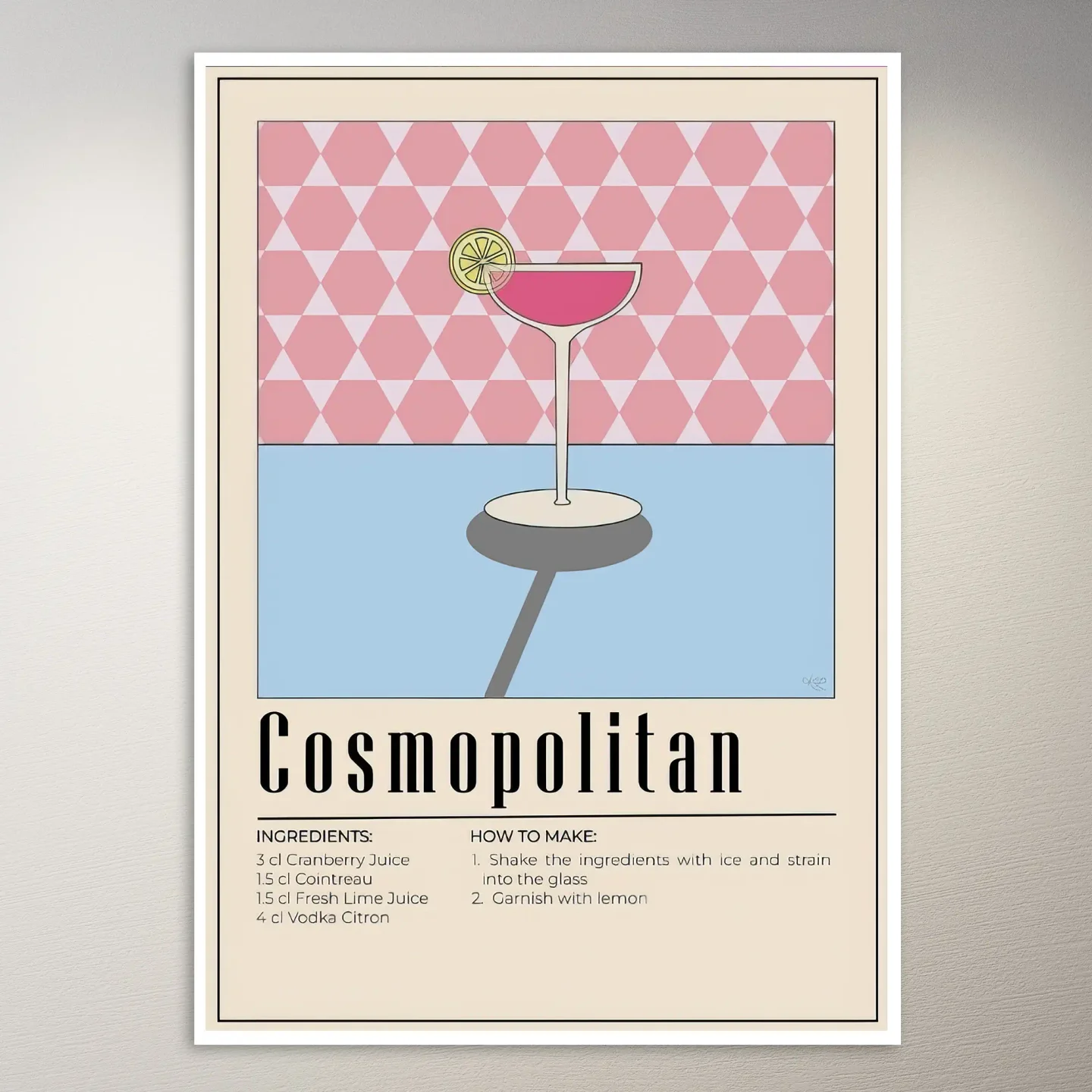 How to Make a Cosmopolitan Poster