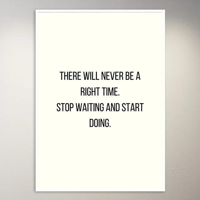 Motivational Quote Wall Poster
