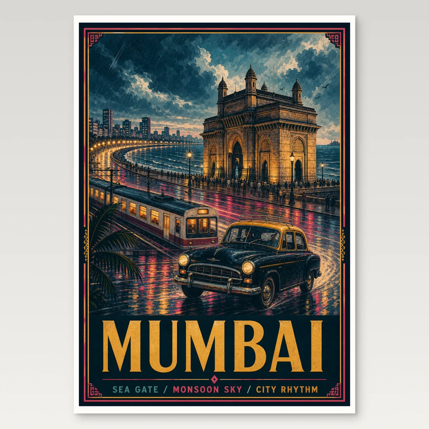 Mumbai Poster mockup