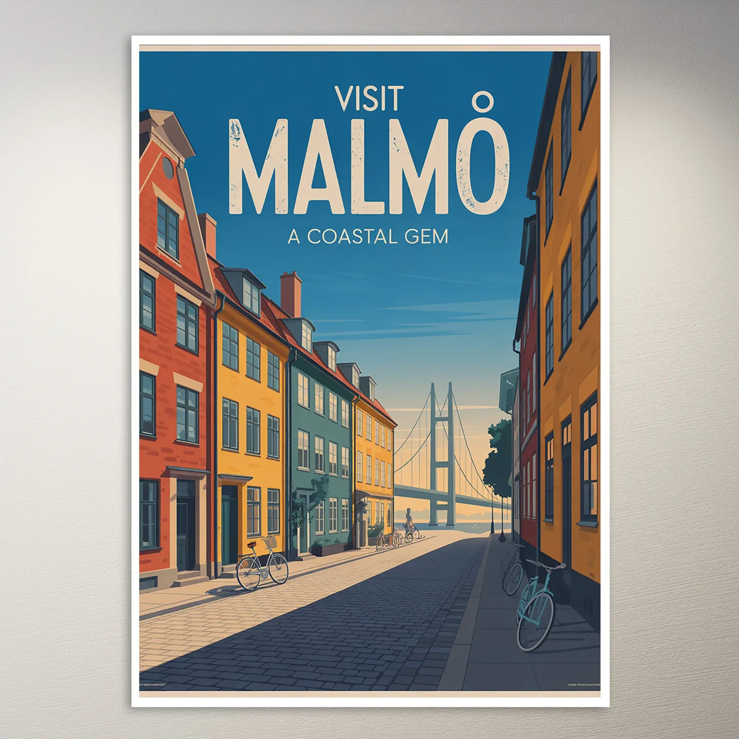 Malmo Travel Poster