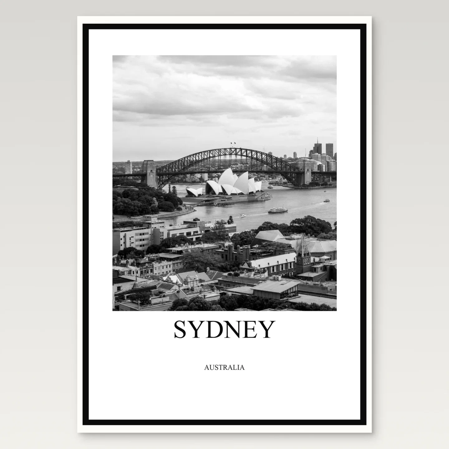 Sydney Poster mockup