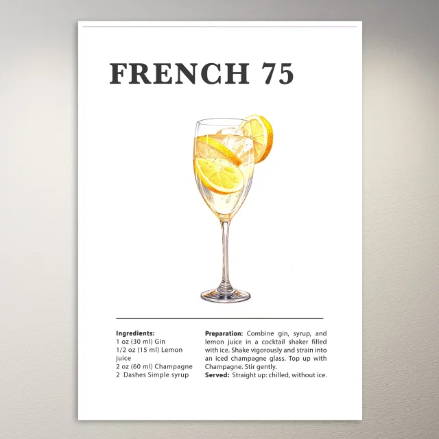 French 75 Poster