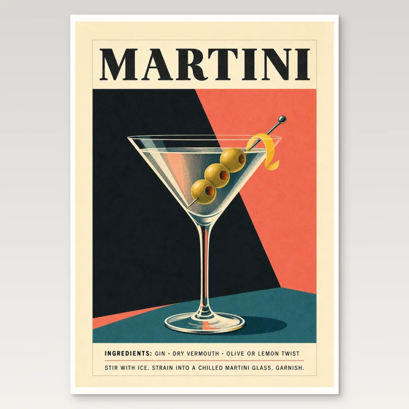 Martini Poster