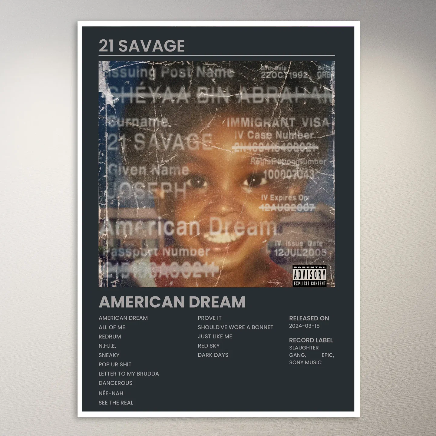 21 Savage Poster