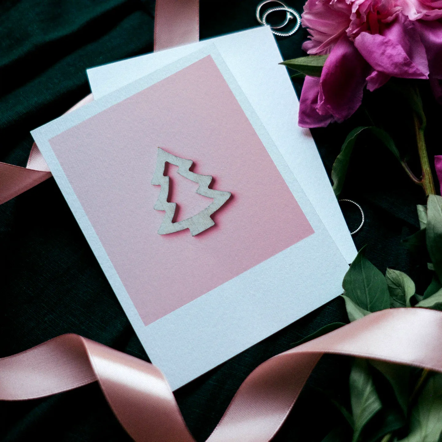 Pink Abstract Prints Set of 12