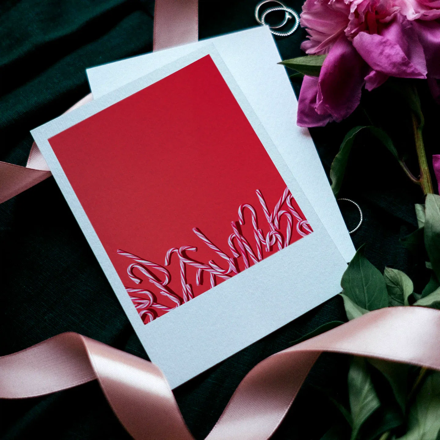 Red Abstract Prints Set of 12