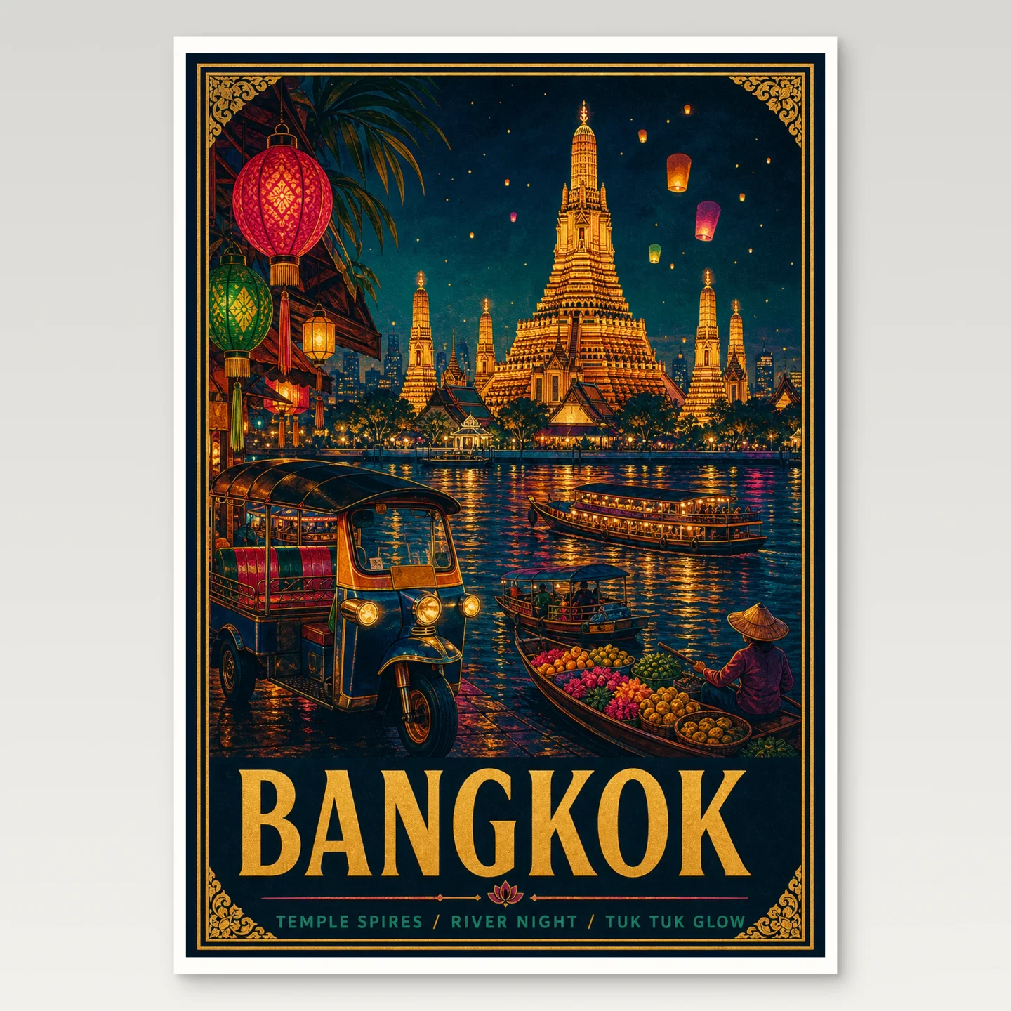 Bangkok Poster mockup