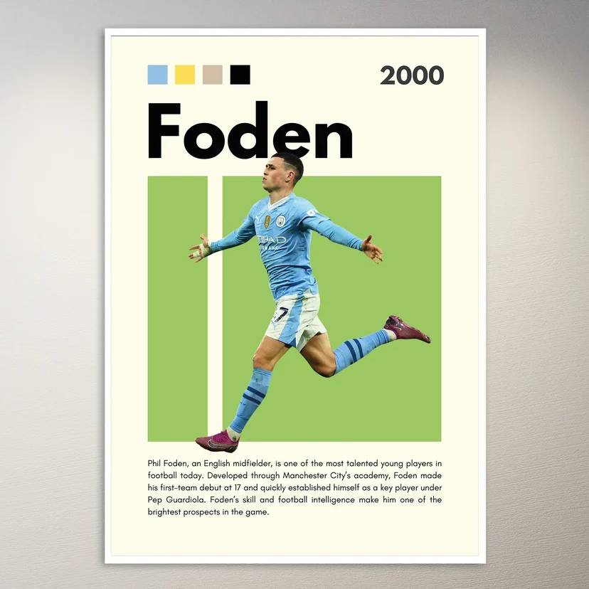 Phil Foden 2000 Poster