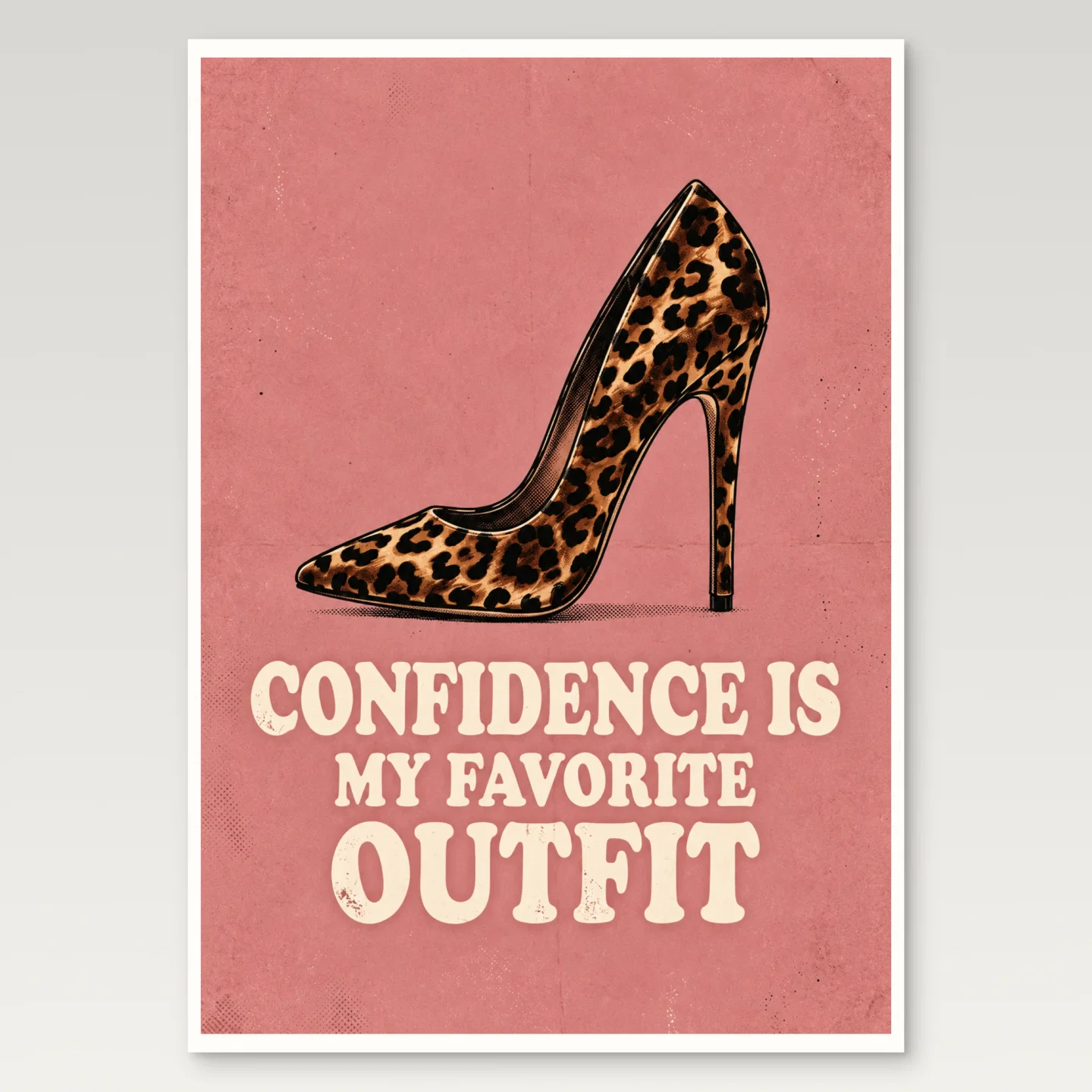 Confidence Is My Favorite Outfit Poster mockup