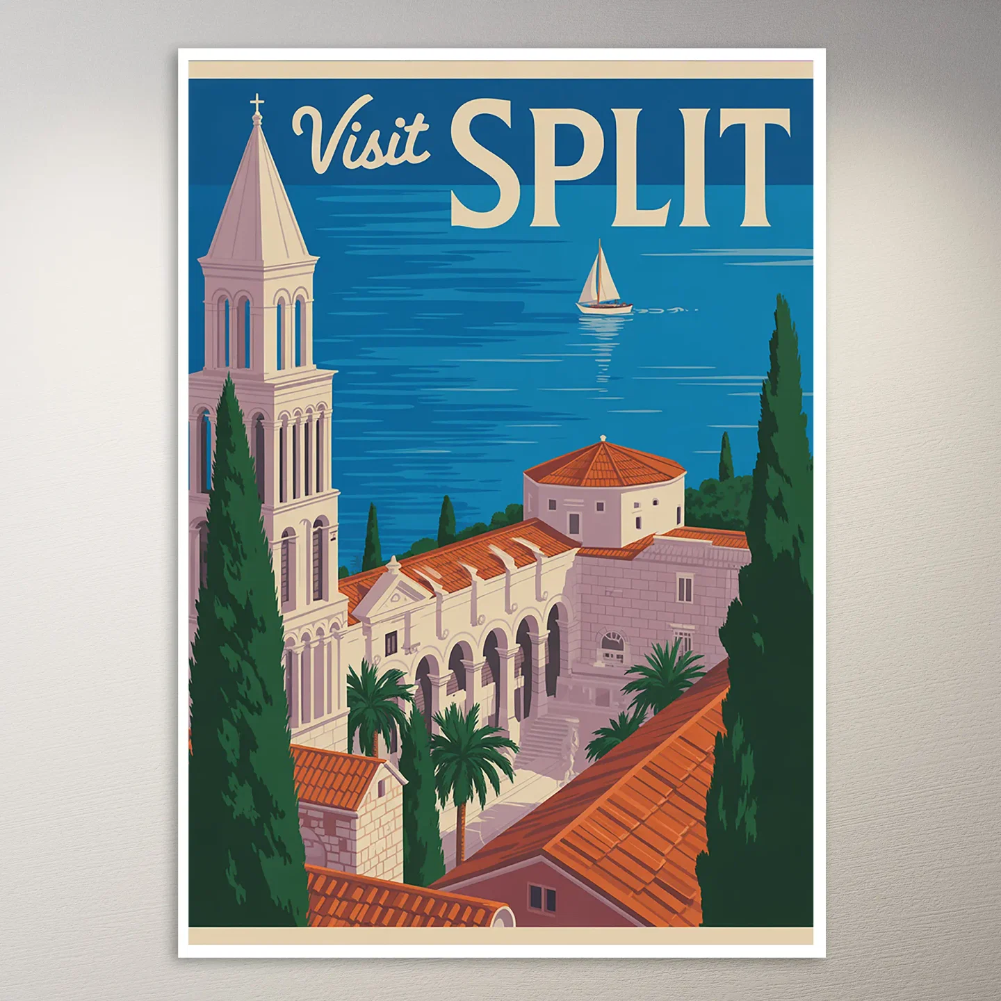 Split Travel Poster