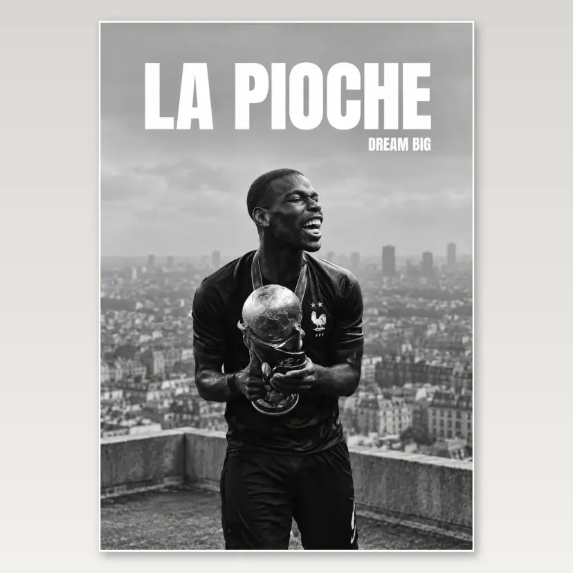La Pioche A4 Poster