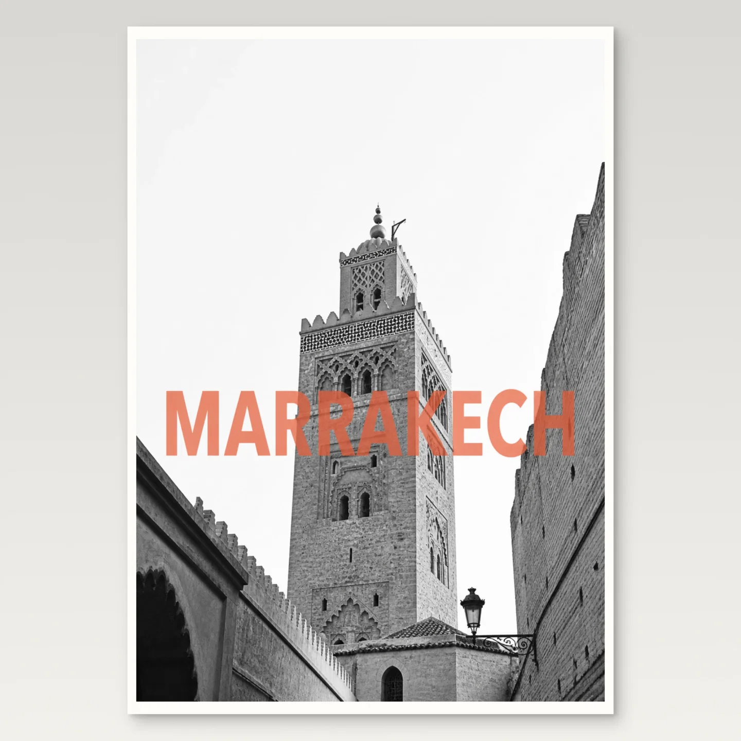 Marrakech Poster mockup