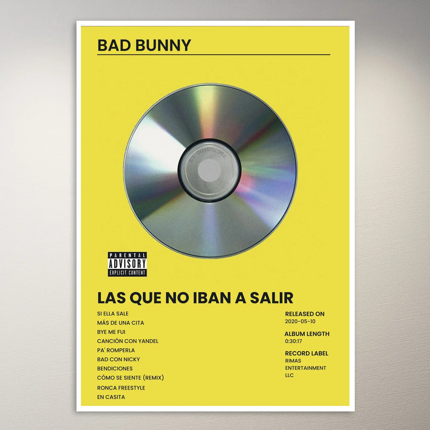 Bad Bunny Poster