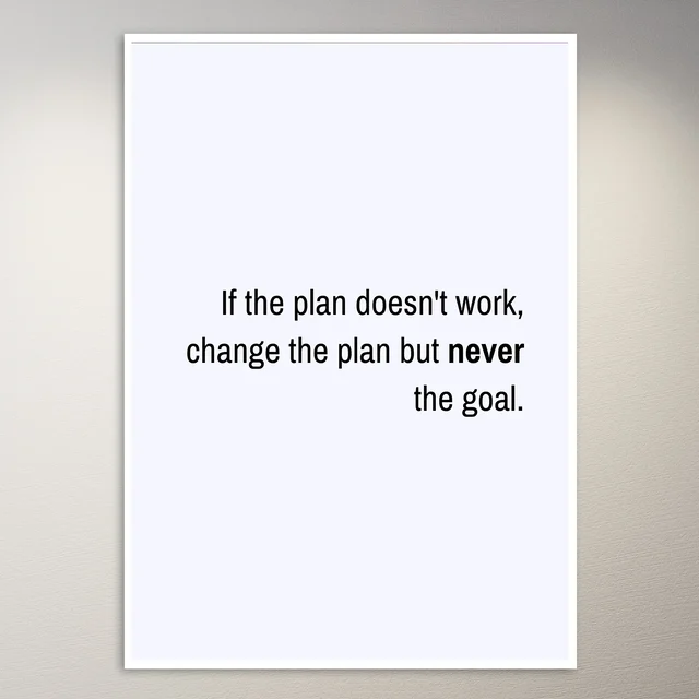 Motivational Quote Wall Poster