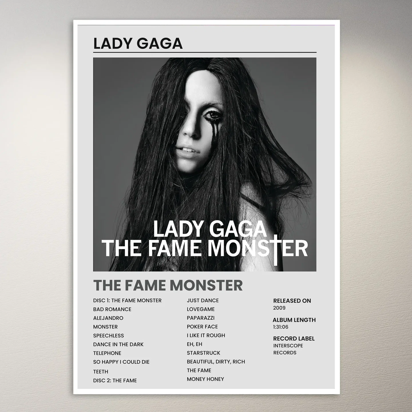 Lady Gaga Poster