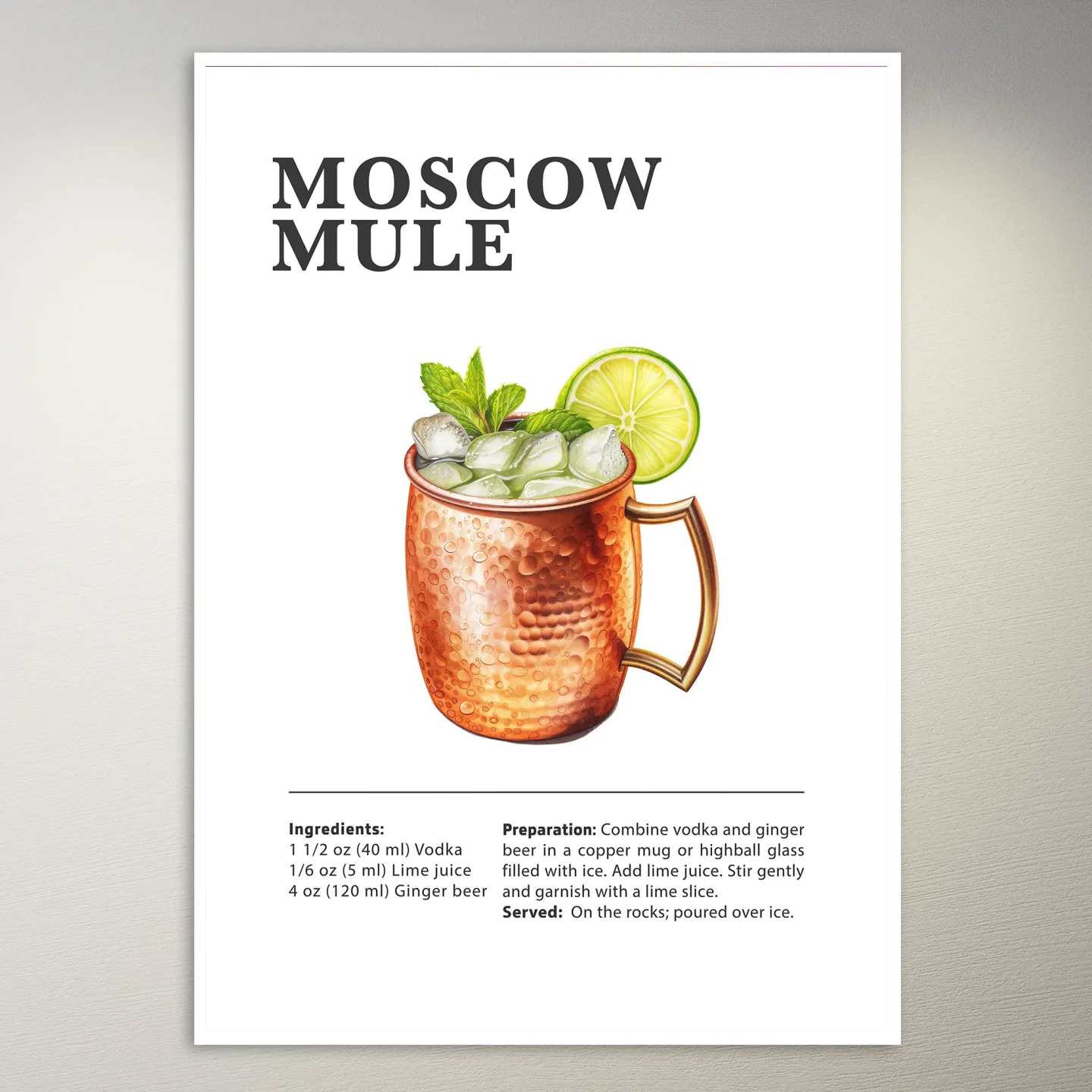 Moscow Mule Poster