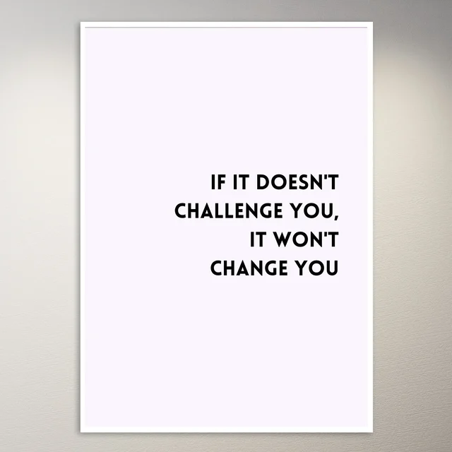 Motivational Quote Wall Poster