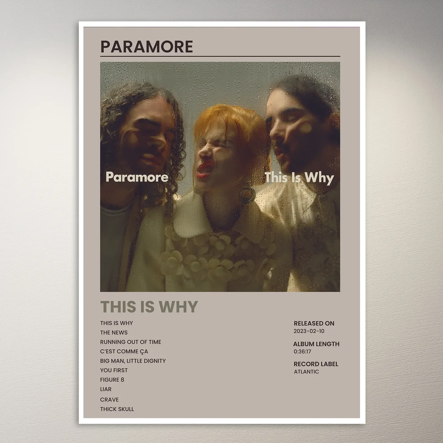 Paramore Poster
