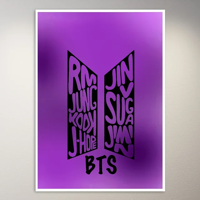 BTS RM, Jin, Suga, J-Hope, Jimin, Jungkook Poster