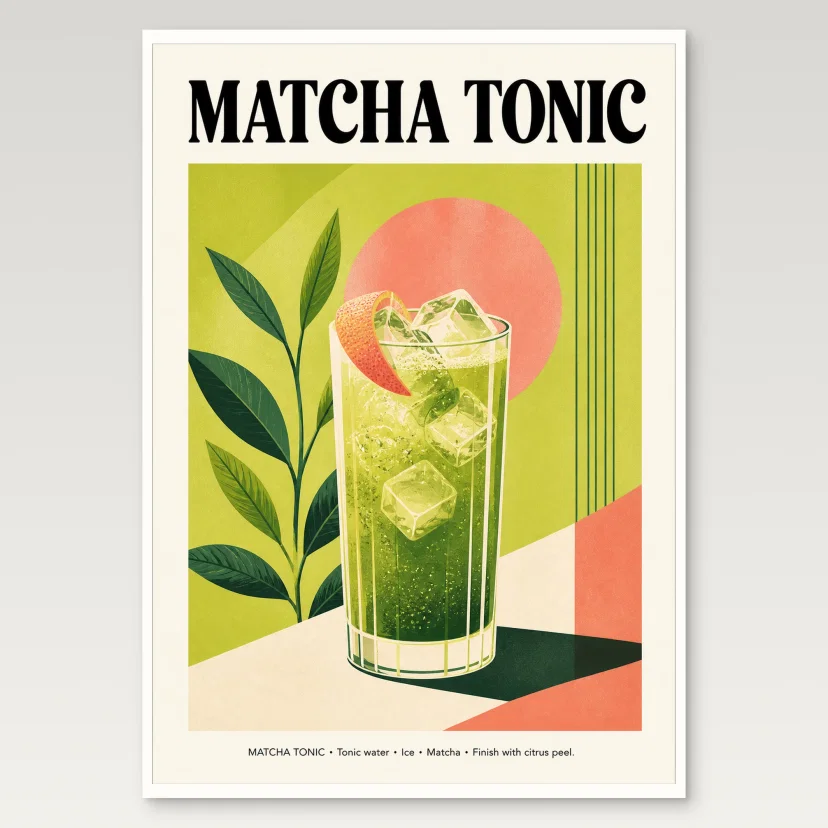 Matcha Tonic Poster