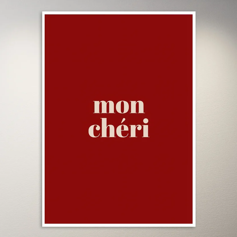 Mon Cheri, My Darling Poster
