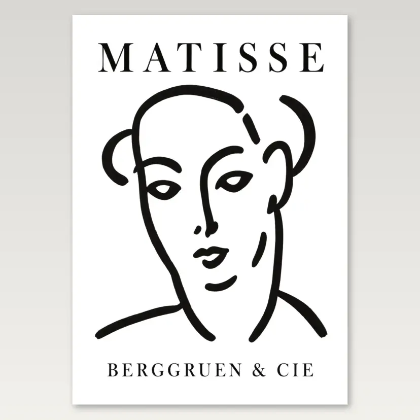 Matisse Face A4 Poster