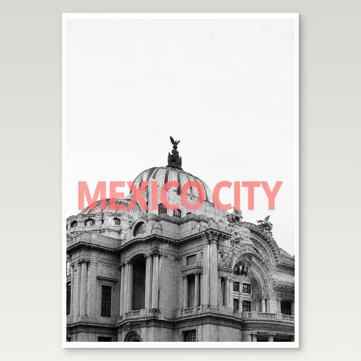 Mexico City Poster mockup