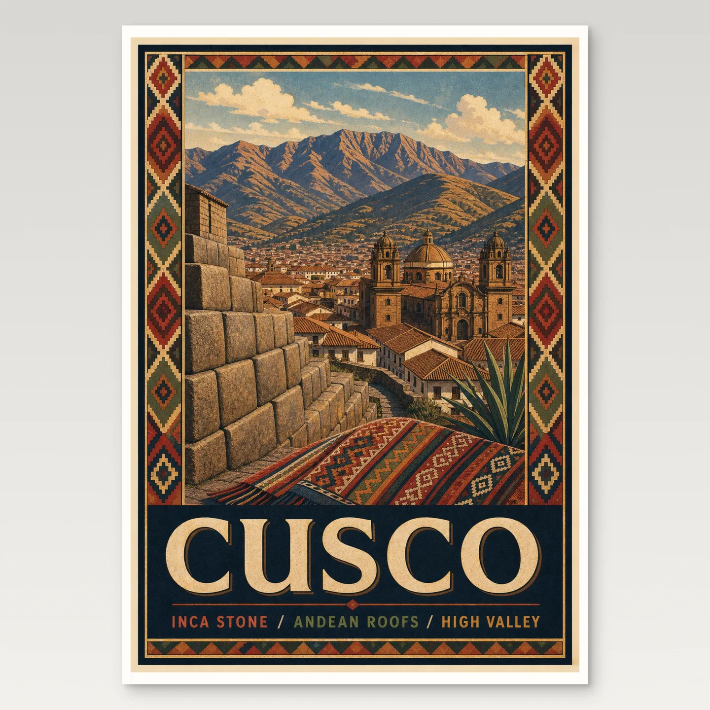 Cusco Poster mockup