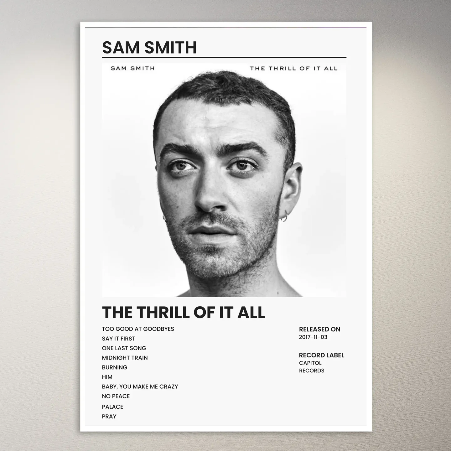 Sam Smith Poster