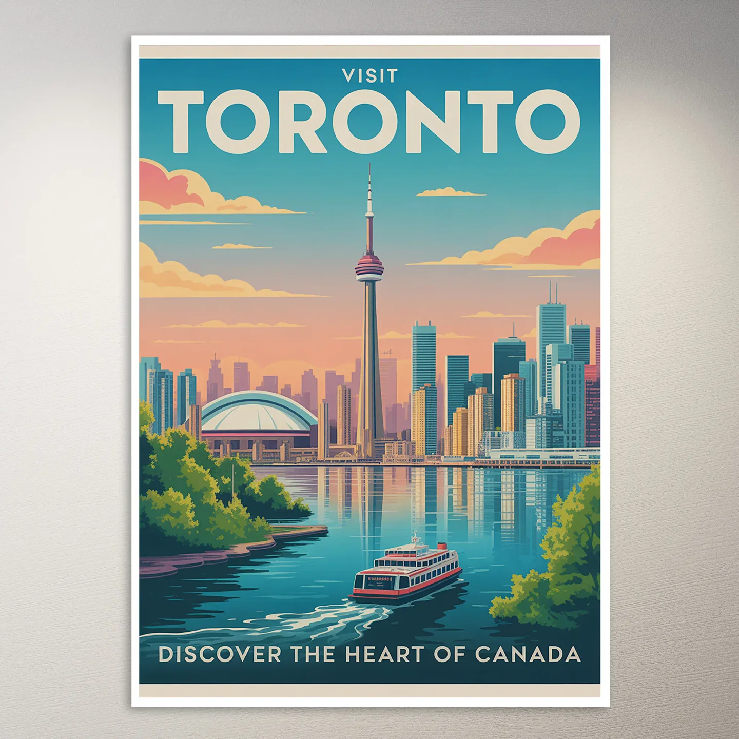 Toronto Travel Poster