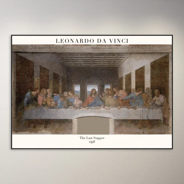 Leonardo da Vinci The Last Supper Poster