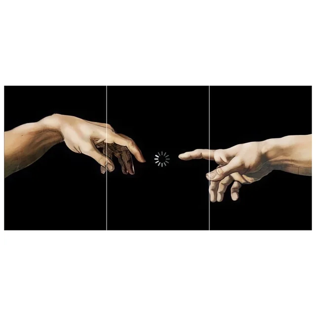 Digital Creation Myth Split Poster (Set of 3)