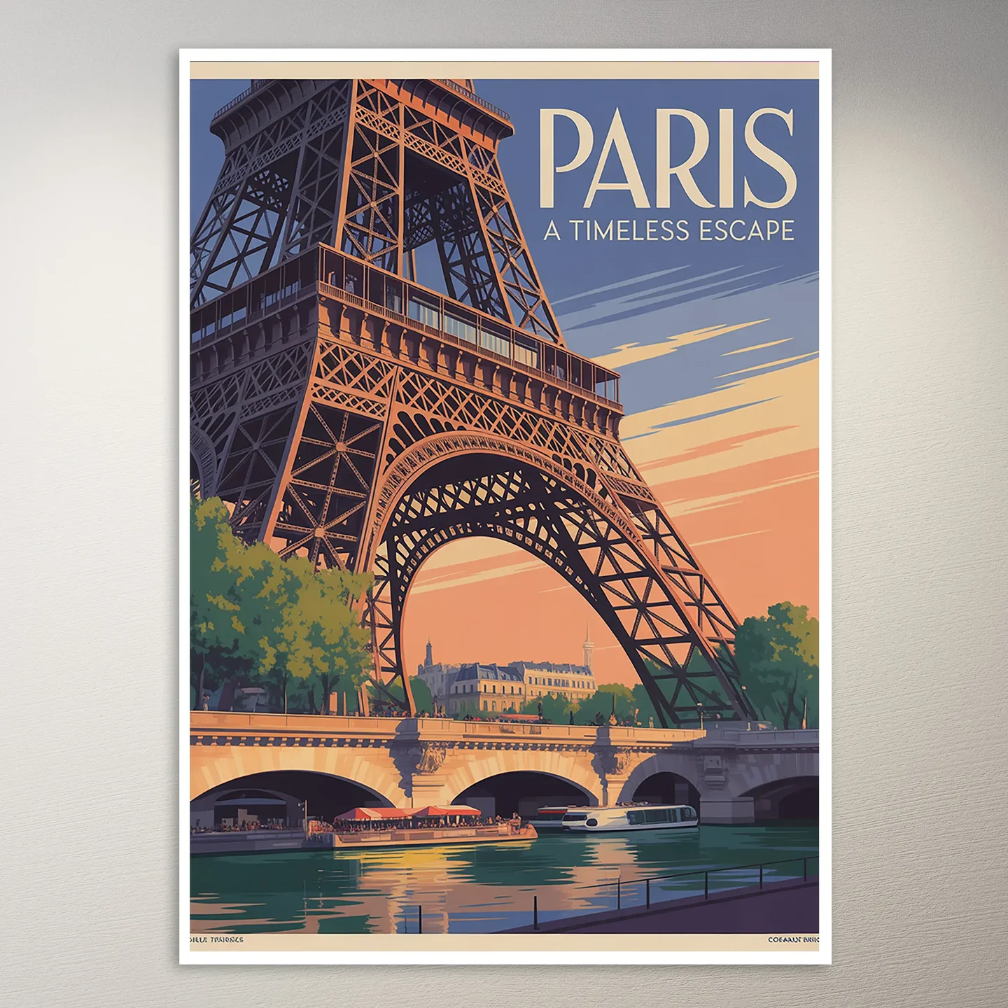 Paris Travel Poster