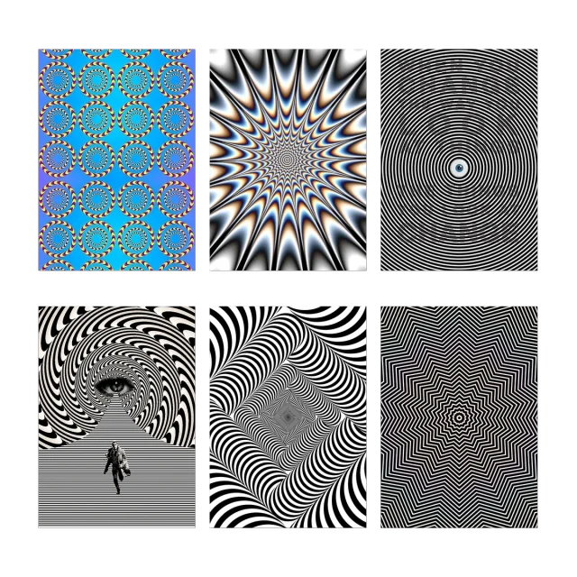 Really Trippy Posters Set of 6