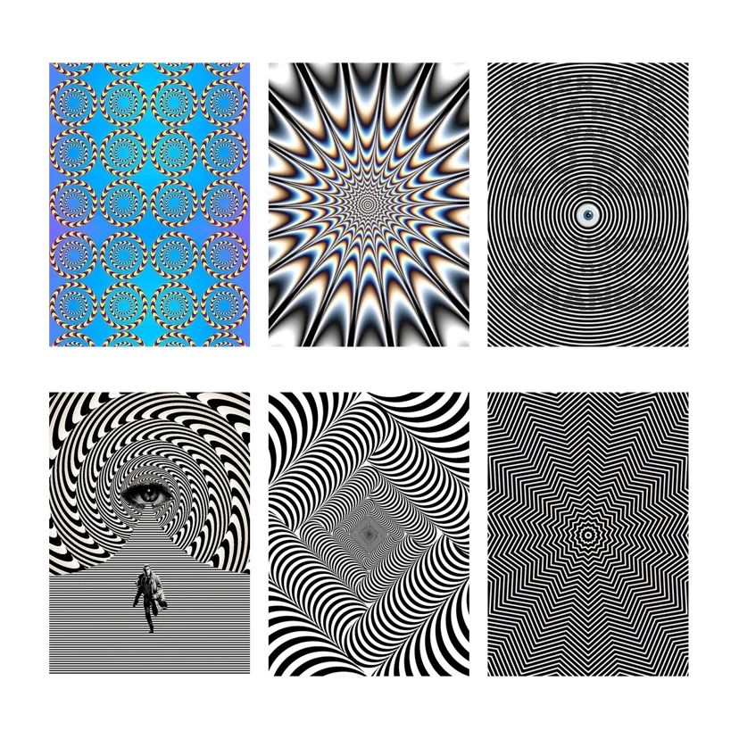 Really Trippy Posters Set of 6